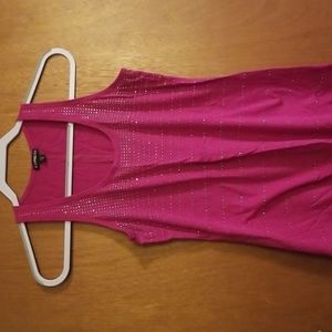 Express, Shimmer Fuchsia Pink Tank